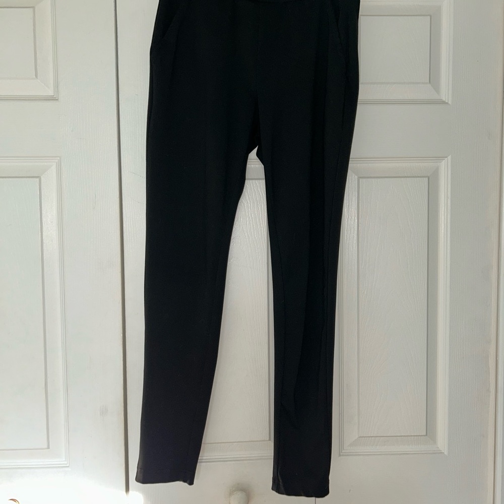 Black High-Waisted Pants